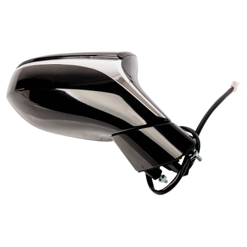TRQ Passenger Side Mirror Assembly Power Heated Smooth Black Non Foldaway Compatible with 21-23 Lexus IS300 Without Sport Package 21-23 IS350 Without Sport Package 22-23 IS500 Without Sport Package by TRQ - Image 7