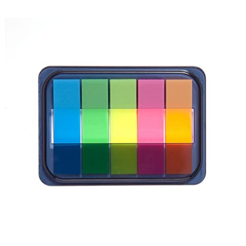 Toyvian Registerreiter Selbstklebeblock Gelbe Aufkleber Kleiner Etiketten Fluoreszierende Etiketten Neonetikettenaufkleber 200 Stück Beschreibbar