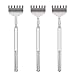 Extendable Back Scratcher for Men - YIMICOO 3 Pack Portable Telescopic Metal Back Scratchers/Hand Massager with Pocket Clip for Thanksgiving, Birthday, Christmas Gifts
