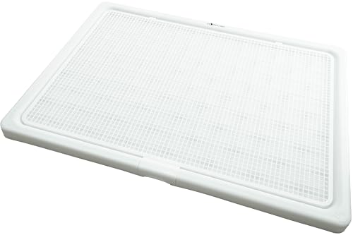 INULABO(イヌラボ) 犬 トイレ トレー 高床式 大型犬 中型犬 XXLサイズ サイズ 飛び跳ね防止 ステップ しつけ トイレトレーニング 【足元いつでも綺麗】(ホワイト(XXLサイズ 102×72cm))