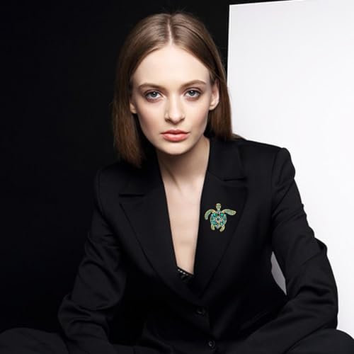 Image of Animal Brooch for Women Rhinestone Brooch Pin 18k Gold Plated Animal Lapel Pin Fashion Jewelry Gift for Mom Wife