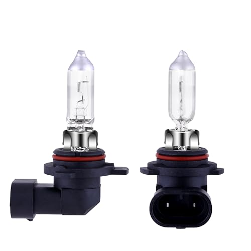 Image of 9006 Headlight Bulbs 200% brightness 4300K White 12V /51W HB4 9006 Bulb Halogen Long Life Replacement P22D (9006 /HB4, 2 Pack)