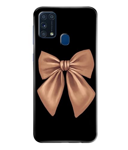 Image of Girly Pink Bow Printed Hard Back Case Cover Compatible for Samsung Galaxy M31 / Samsung Galaxy M31 Prime (Multicolor) - D1660