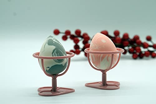 Makeup Sponge Blender Egg Shaped Foundation Blending Sponge Multi Colored Flawless for Liquid Cream and Powder Makeup Sponge Drying Stand Storage Egg Powder Puff Display Stand (WHITE GRAY))