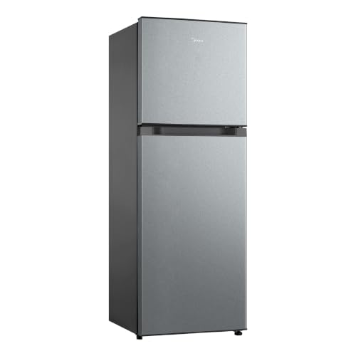 Image of Midea 233L 2 Star Convertible 9-In-1 Inverter Compressor Frost Free Double Door Refrigerator with Multi Air Flow, Smart⁺ Cooling (MDRT359FGI50IN1, Active C Fresh Deodorizer, Crystal Silver, New 2026)