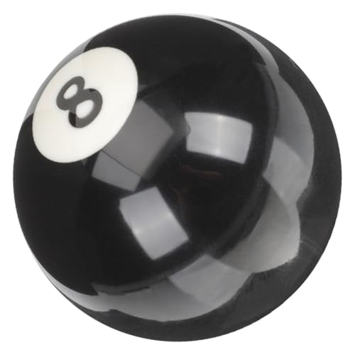 SUPVOX Palla da Biliardo Nera di Ricambio, Resina, 57mm, per Tavolo da Biliardo, Gioco, Allenamento, Casa, Sala Giochi
