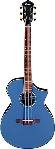 Ibanez AEWC12-PMF Prussian Blue Metallic Flat – Guitare Acoustique - Les Beatles, Paul McCartney, John Lennon, RIngo Starr, George Harrison Ibanez AEWC12-PMF Prussian Blue Metallic Flat - Guitare Acoustique – Image 3