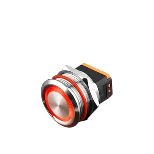 Bouton interrupteur étanche IP67 22mm 15A à mémoire avec LED rouge 110V