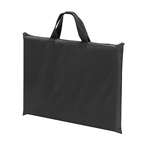 EZEKMAF Schwarz Kunst-Portfolio-Tasche 59,7x45,7cm