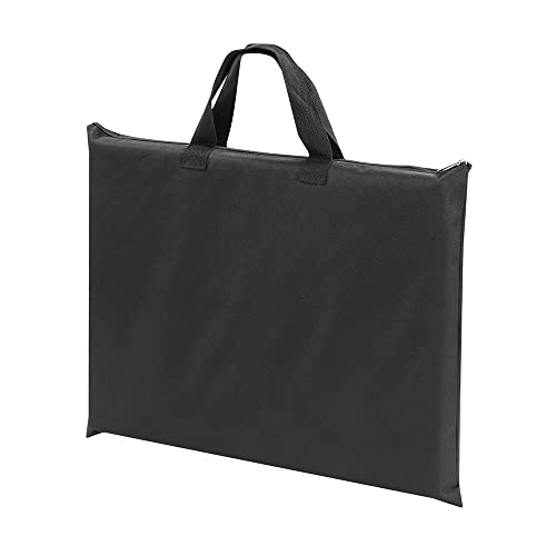 Image of Art Portfolio Bag, Drawing Sketch Poster Board Project Sketchbook Carrier Case, 600D Oxford Fabric Waterproof Protector Carrying Storage Tote for Artist, Black