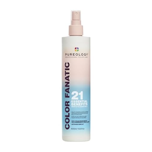 Pureology Color Fanatic Leave-in Conditioner Hair Treatment Detangler Spray | Protects Hair Color From Fading | Heat Protectant | Vegan | 13.5 Fl Oz