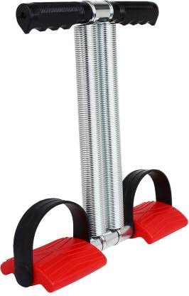 Professional Highly Elastic Steel Double Spring | Multipurpose Tummy Trimmer Ab Exerciser | Waist Exerciser | Abdominal Workout for Men & Women | belly fat exercise | Tummy fat burner | Home Gym Workout Equipment | Fitness Accessories (Pack of 1) Red-image-19