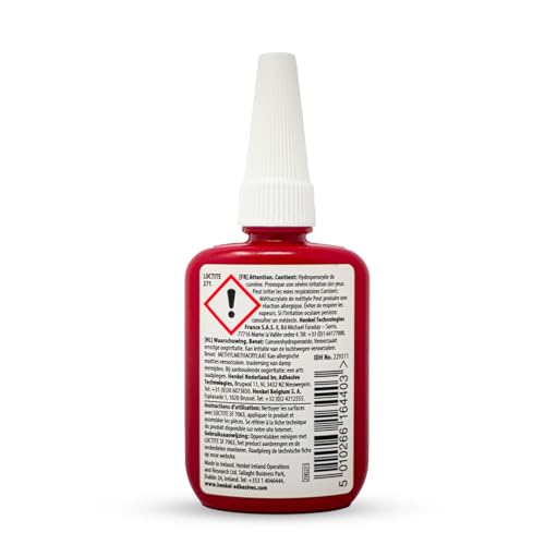 Loctite 271 Threadlocker high strength (red) 24ml - Image 2