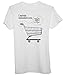 New Indastria T-Shirt Carrello della Spesa 500 Lire Capitale Immobilizzato - Cult Divertente - Uomo-M-Bianca