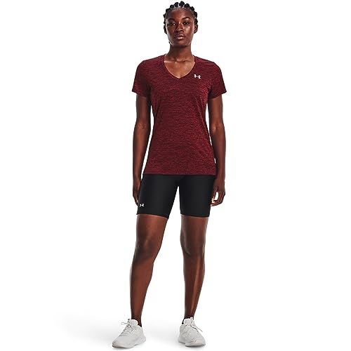 Image of Under Armour Womens Tech V-Neck Twist Short-Sleeve T-Shirt