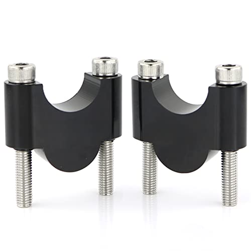 Rehausseurs Guidon Grosse Barre 28mm Finition Black Riser 30mm