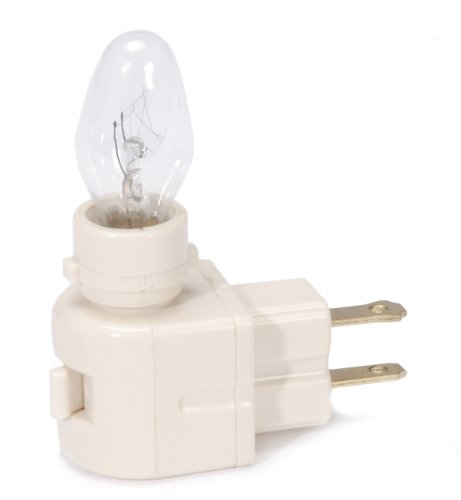 Darice Adjustable Night Light Electic Socket, One Size, Cream - //coolthings.us