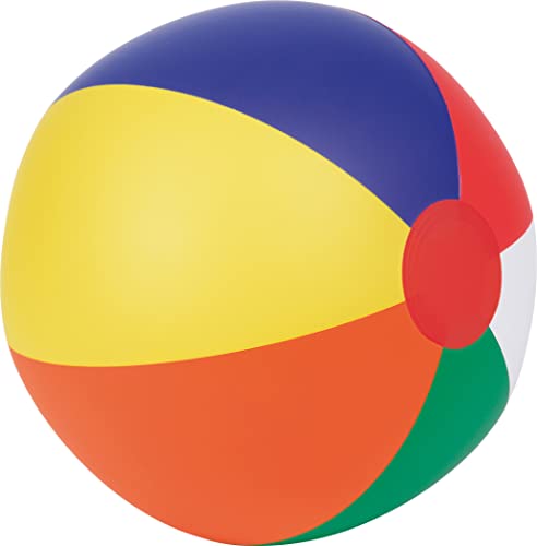 Juego de 6 pelotas inflables de playa para vacaciones, playa, piscina, arco iris, una pieza