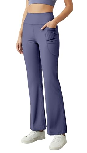 Image of Mehrang High Waist Wide Leg with Side Pockets || Stretchable Tights || Sports Fitness Activewear Yoga Pants for Women