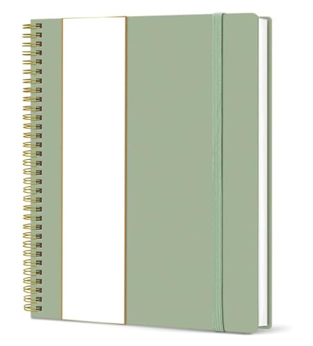 Cuaderno espiral grande A4 para apuntes universitarios y proyectos de trabajo en la oficina