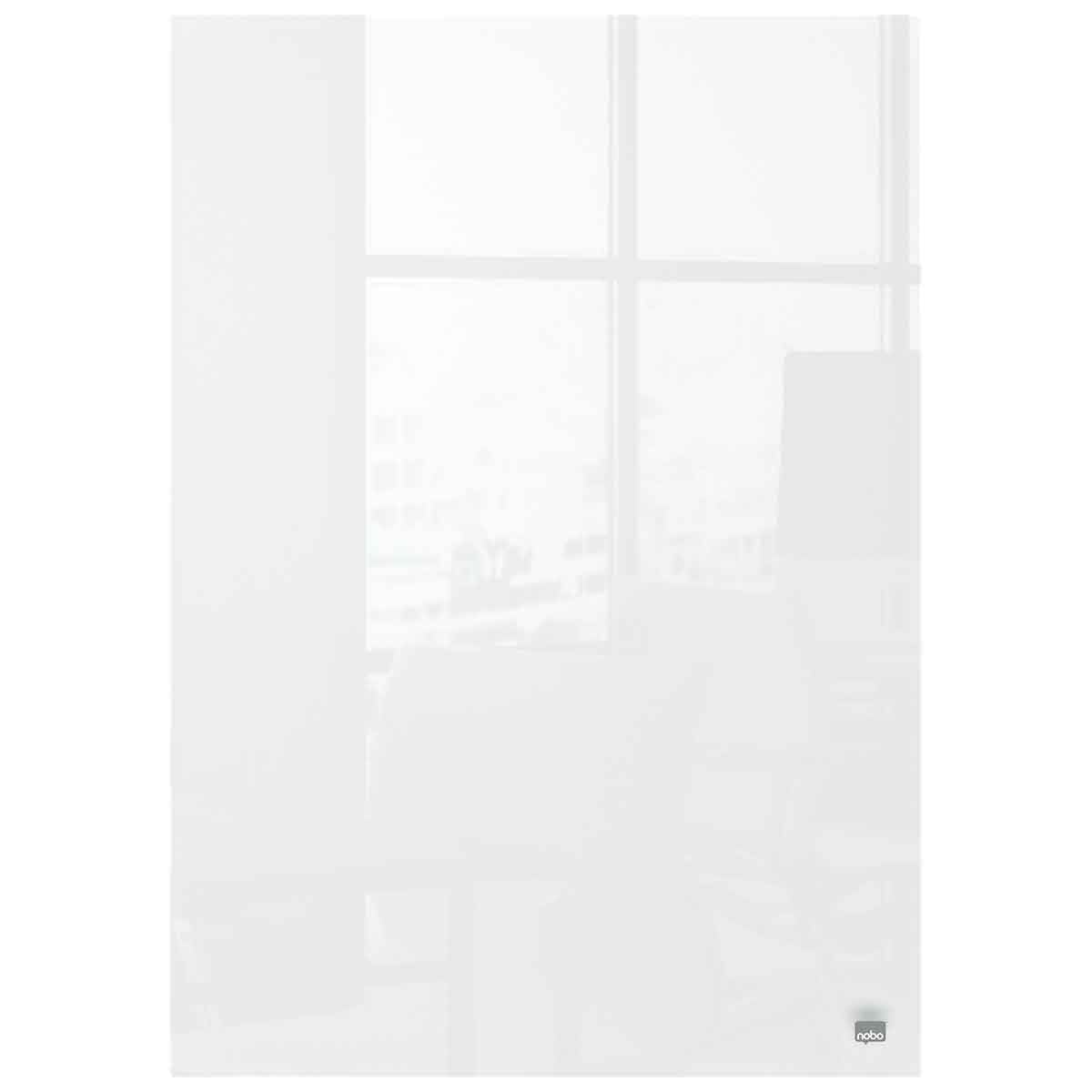 Nobo, Przenośny Notatnik A4 - Akrylowa, Przezroczysta Tabliczka Suchościeralna do Notatek, Bezramkowa, 210 × 297 mm, do Domu/Biura, w Zestawie Marker Suchościeralny Nobo (1915611)