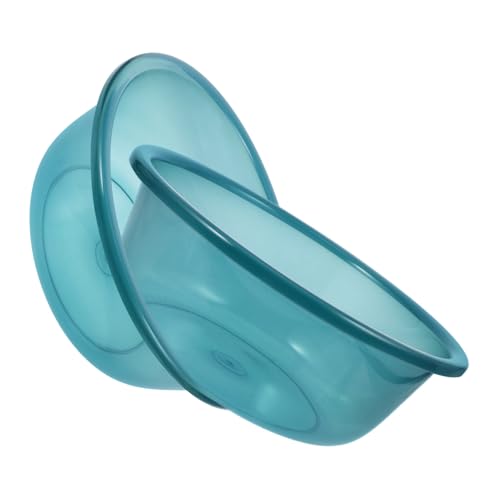 Palangana de plástico grueso SEWACC pack de 2 recipientes grandes resistentes para el hogar 2