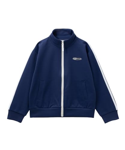 [NAVY] [lCr[] X^hWPbg q j̎q ̎q LbY W[Wf Xgb` WbvAbv AE^[ lCr[:150cm