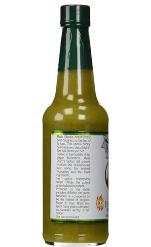 Marie Sharp's Green Habanero Pepper Sauce 10 Ounce - Pack 2