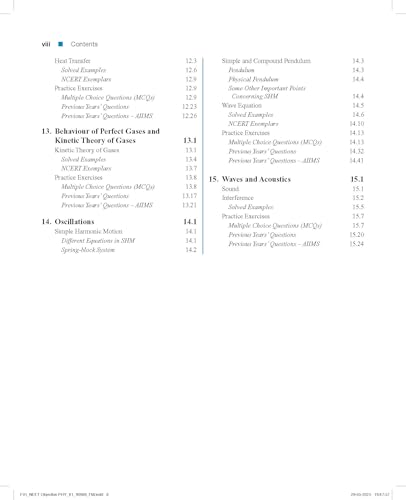Image of Pearson Objective Physics for NEET Volume I - 2026 | As Per NCERT & NMC Syllabi | 5000+ MCQs to Strengthen Exam Practice | Chapter wise PYQ & NEET ... as Per NEET Exam Pattern | - 7th Edition: 1