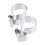 COLLBATH 2-teilige Keks Ausstechform Mit Geschlechtssymbolen Edelstahl Für Diy-kekse Fondant Backformen Küchen-und Backutensilien