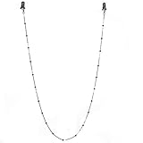 MOTZU Face Mask Holder Chain Necklace Strap, Masks Lanyard with Two Metal Alligator Clips,...