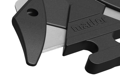 Miniatura 3 de Martor Cuchillo De Seguridad, Hoja Oculta, Secumax 350, Cúter Profesional, Perforador De Cinta Adhesiva, Ligero, Plástico, Derecho Para Zurdos