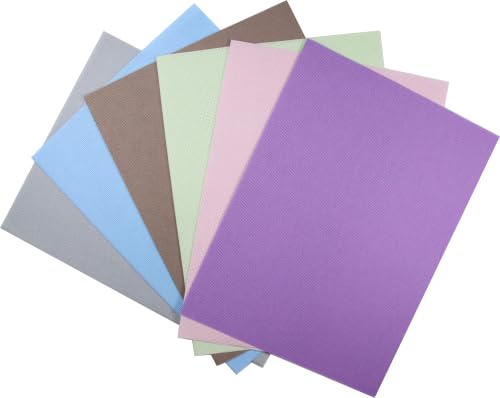 Image of KCS 6 pc of 12 inch x 18 inch (30cmx45cm) 18 Count Cotton Aida Cloth Cross Stitch Fabric (18CT-Q)