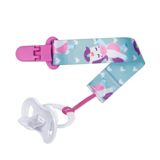 Prendedor de Chupeta Animal Fun Unicornio, Buba, Colorido