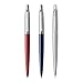 Parker Jotter London Trio Discovery Pack: Ballpoint Pen (Royal Blue) Gel Pen (Red Kensington) & Mechanical Pencil (Stainless Steel)
