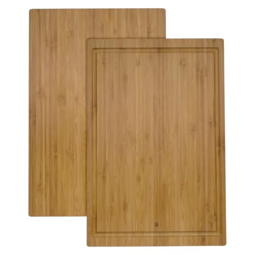 Miniatura 4 de Wmf Bambú - Tabla De Cortar De Madera De Bambú, Tabla Para Trinchar Con Ranura Para Jugo Respetuosa Con Las Cuhcillas, 2 X 45 X 30 Cm