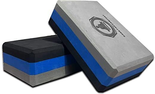 New Born For Comfort New Born For Comfort Yoga Blocks (Grey, Blue, Black Pack of 2)11-image-43