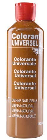 COLORANT 250ML UNIVERSEL A DILUER MELANGER MARRON JAUNE TERRE DE SIENNE ORANGE PASTEL POUR TOUTES PEINTURES INTERIEUR OU EXTERIEUR Cover