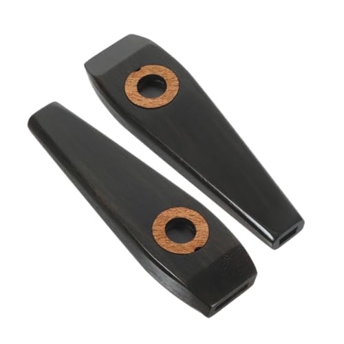 Kazoo en bois lot de 2 instrument de musique portable pour adultes
