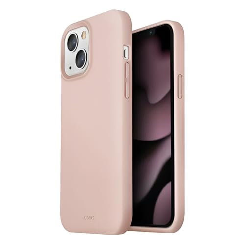 Couche iPhone 13 Uniq Silicone Rose