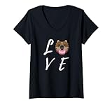 Photo Gallery donna love pit bull vintage pit bull terrier amante animali cane mamma maglietta con collo a v Photo Gallery donna love pit bull vintage pit bull terrier amante animali cane mamma maglietta con collo a v