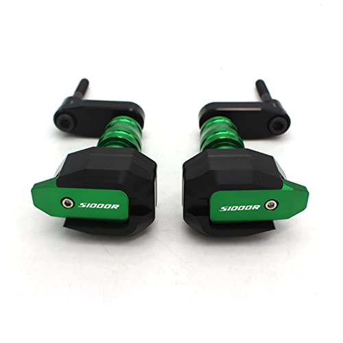 Garde protecteur S1000R BMW curseur de cadre de moto antichute 2017 2018 vert