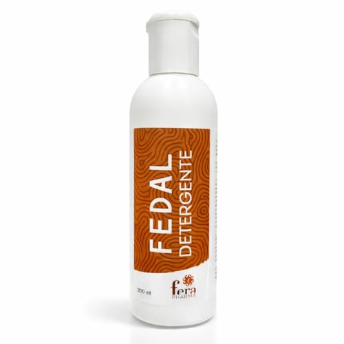Fera Pharma Fedal Detergente Viso Purificante 200 ml – Per Pelle Grassa e Imperfezioni – Azione Seboregolatrice, Astringente ed Esfoliante con Acido Salicilico, Avena ed Estratti Vegetali
