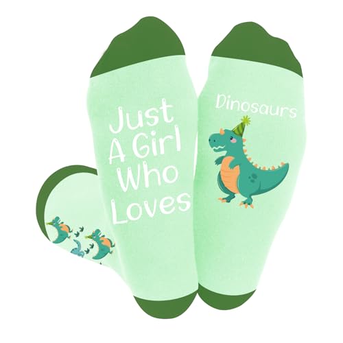 Bicfuiot Dinosaur Gifts for Adults Stocking Fillers for Women Dinosaur Gifts for Boys Girls Funny Socks Birthday Presents for Men Christmas Animal Lover gift Valentines Xmas Presents