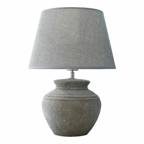 LOBERON Tischlampe Cleveland, grau