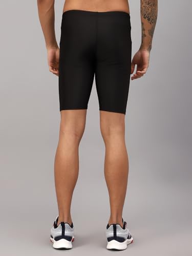 Image of Vector X Unisex Adults Compression Bottom Sports Sports Shorts Body fit Ideal for Cycling,Swimming, Skating, Gym, Fitness (S) Black