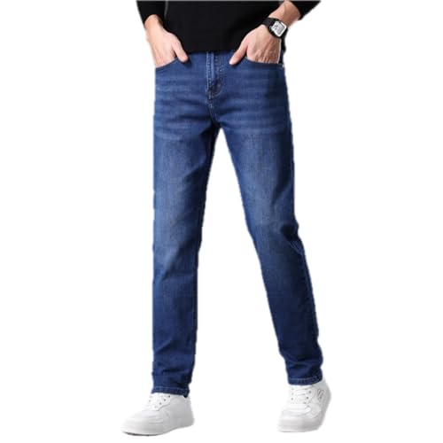 Jeans Pants Trousers Denim Men's Spring and Autumn Light Business Classic Casual2