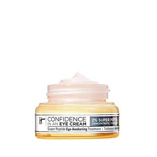 it COSMETICS Confidence In An Eye Cream, Anti Aging Eye Cream For Dark Circles, Crow'S Feet, Lack Of Firmness & Dryness, 48Hr Hydration With 2% Super Peptide Concentrate, For Day + Night - 0.5 Fl Oz
