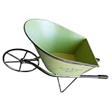 Kalttoy Einzigartige Eisen-Schubkarren-Skulptur Übertöpfe für stilvolle Heim- und Gartendekorationen