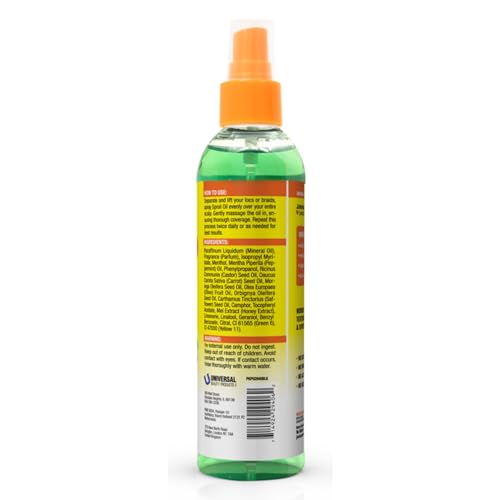 Jamaican Mango & Lime Love Your Locs Lightweight Spray Oil – Nourishing Shine & Scalp Relief for Locs, Braids, Twists, Curls 6 oz